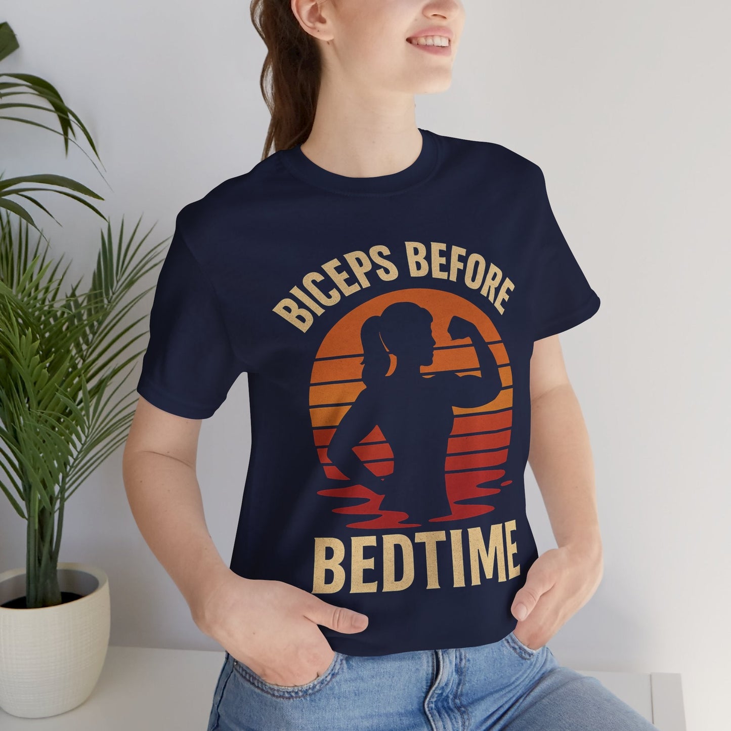Retro Biceps Female T-Shirt