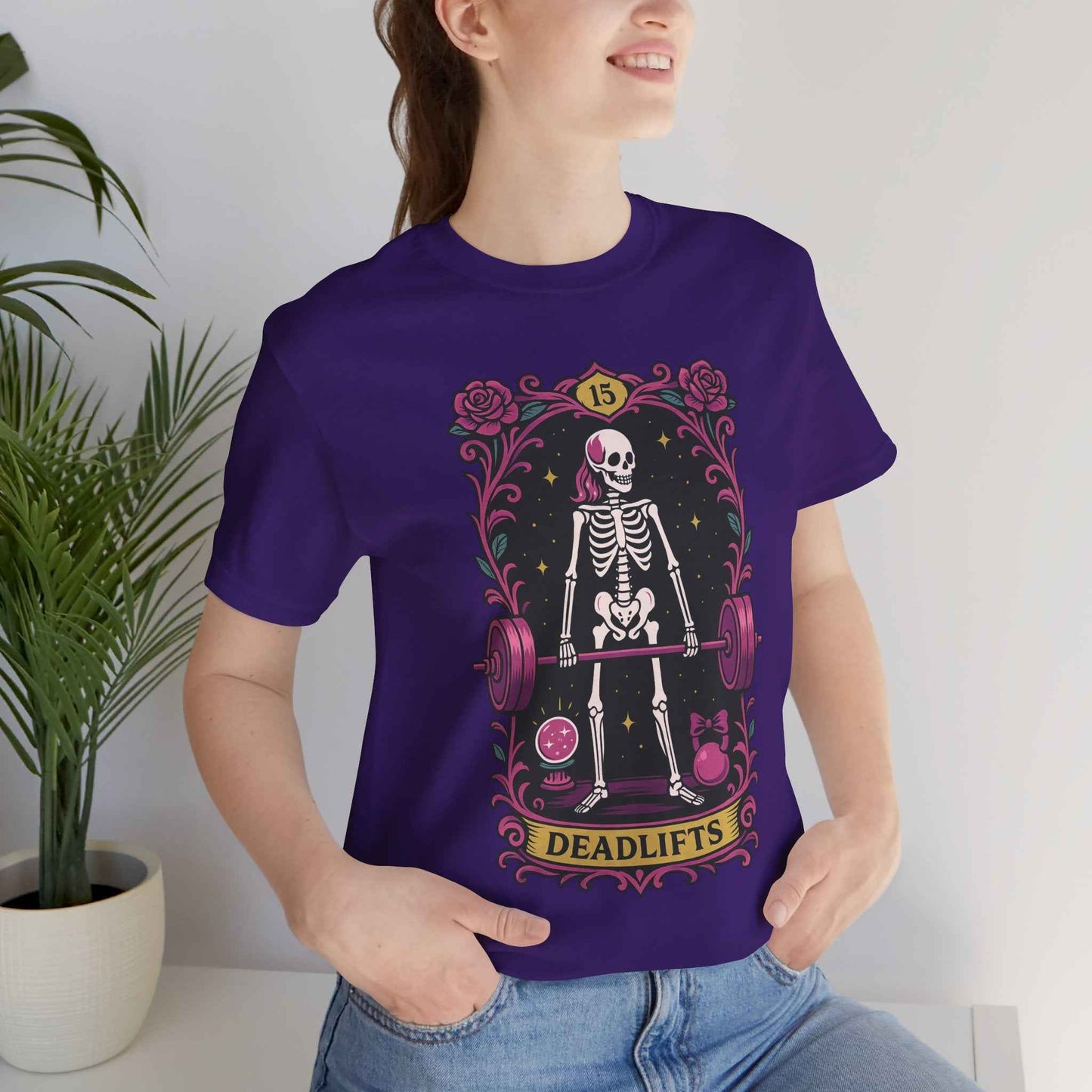 Printify T-Shirt Deadlift Tarot T-Shirt