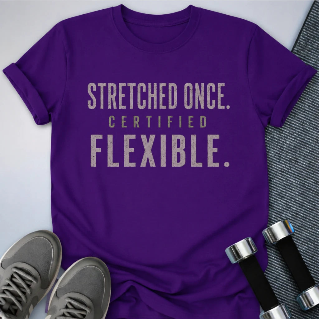 Printify T-Shirt S / Team Purple Certified Flexible T-Shirt