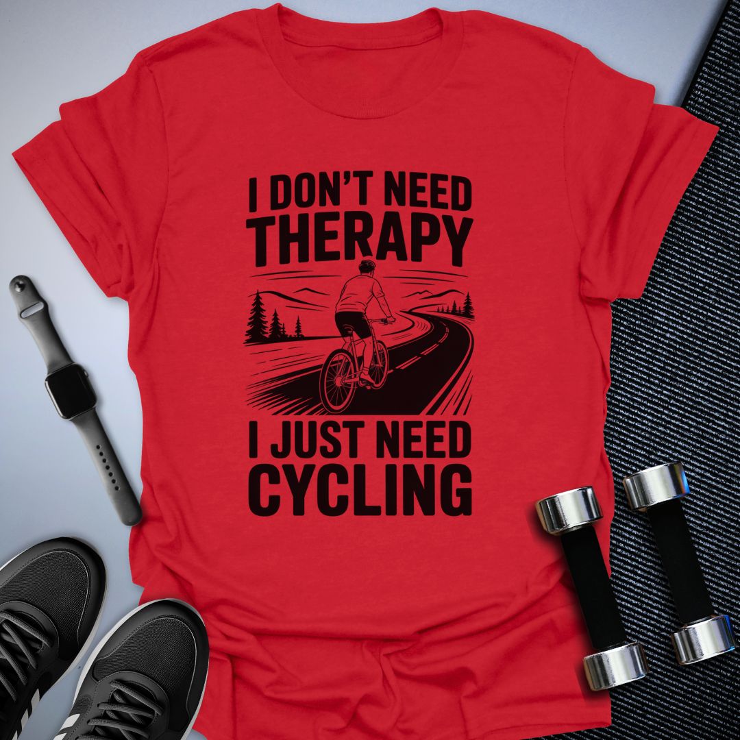 Cycling Is Therapy T-Shirt
