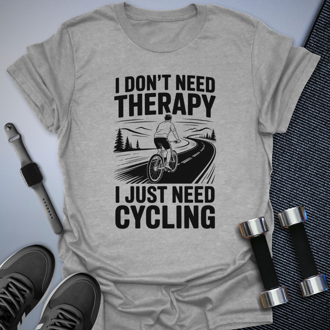 Cycling Is Therapy T-Shirt
