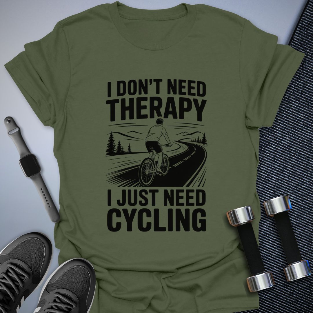 Cycling Is Therapy T-Shirt