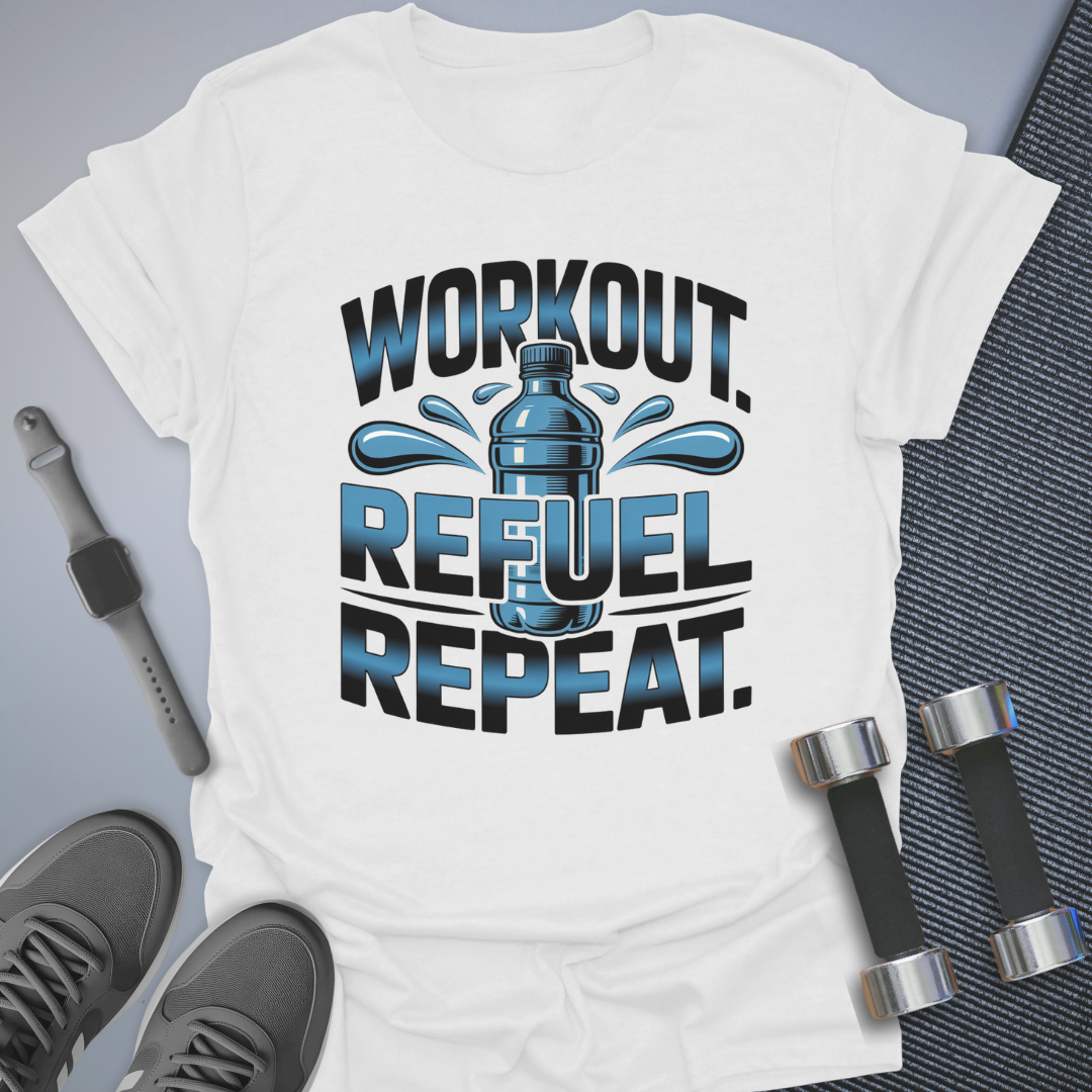 Workout Fuel Repeat T-Shirt
