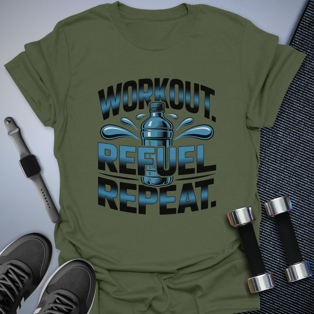 Workout Fuel Repeat T-Shirt