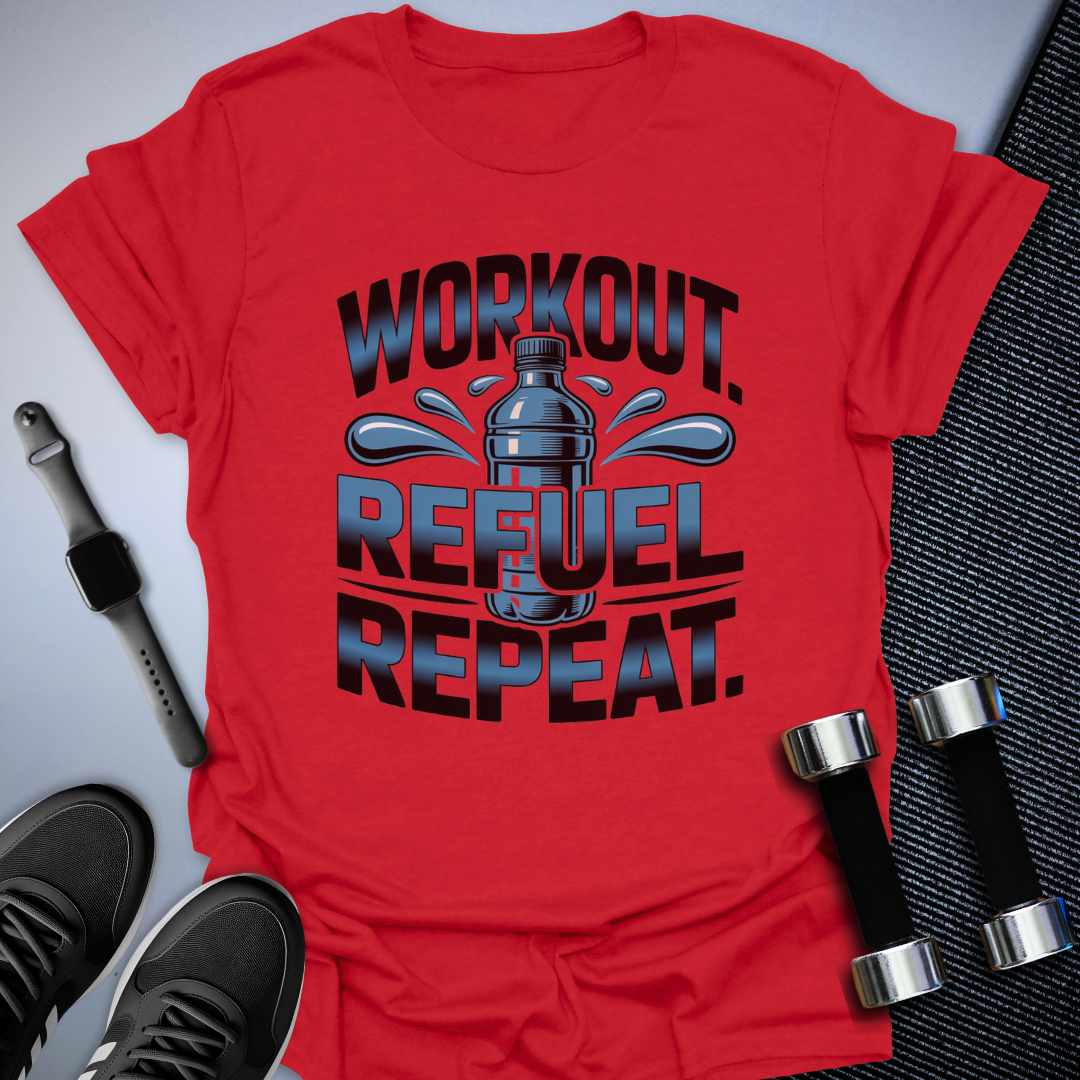 Workout Fuel Repeat T-Shirt