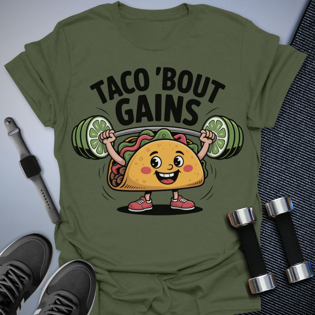 Taco Bout Gains T-Shirt