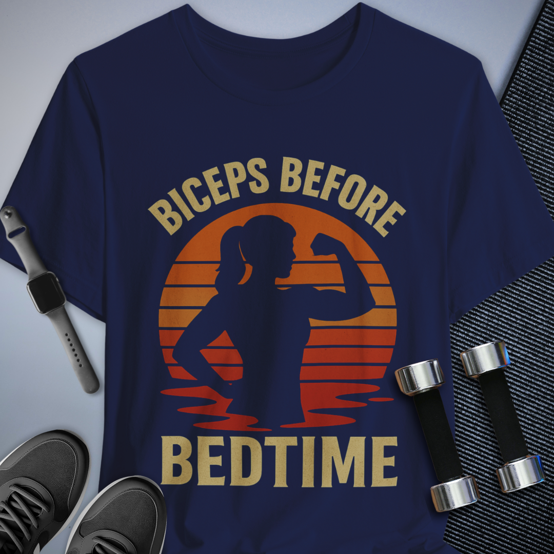 Retro Biceps Female T-Shirt