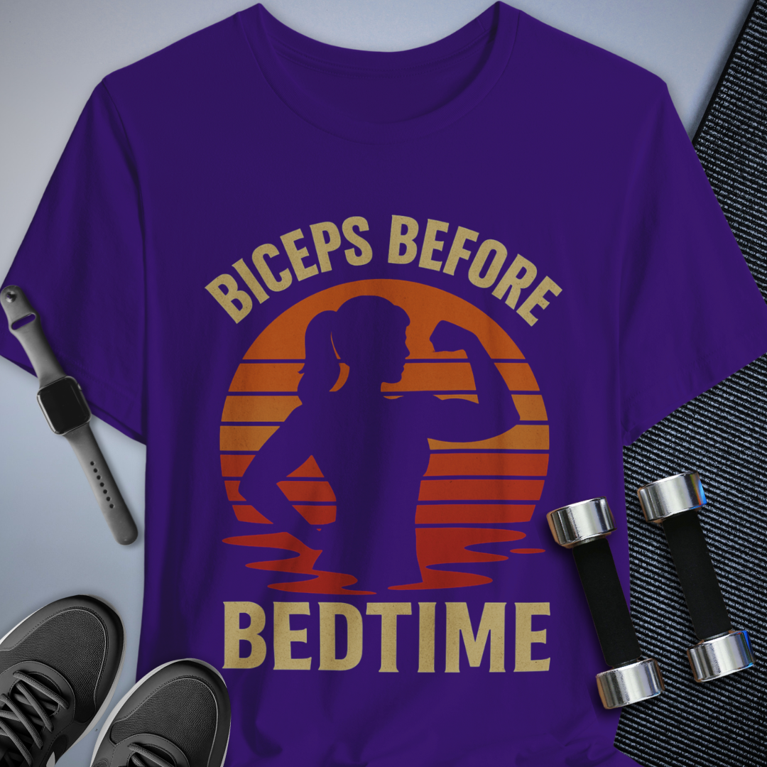 Retro Biceps Female T-Shirt