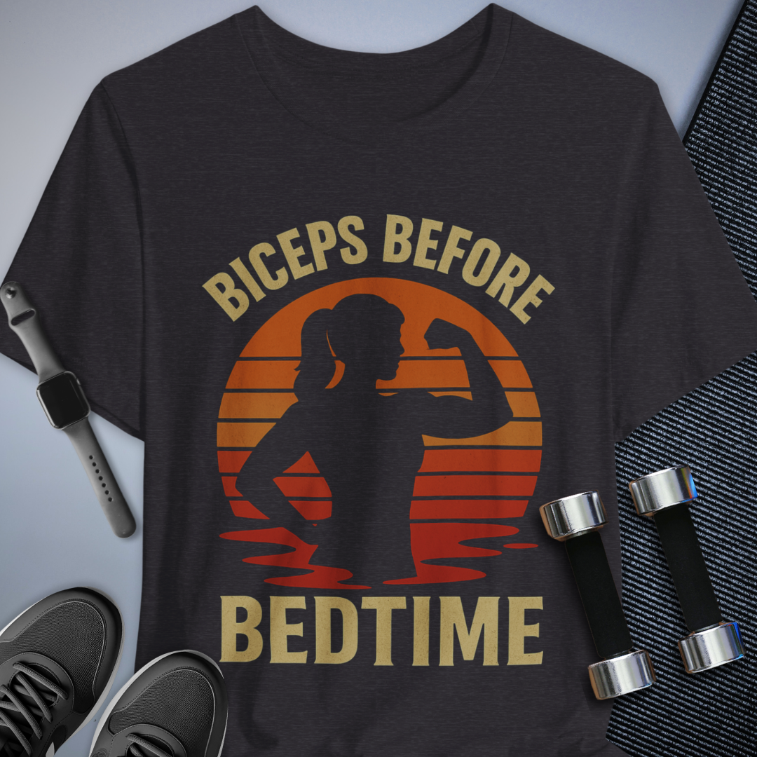 Retro Biceps Female T-Shirt