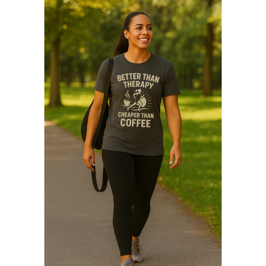 Printify T-Shirt Running Therapy T-Shirt