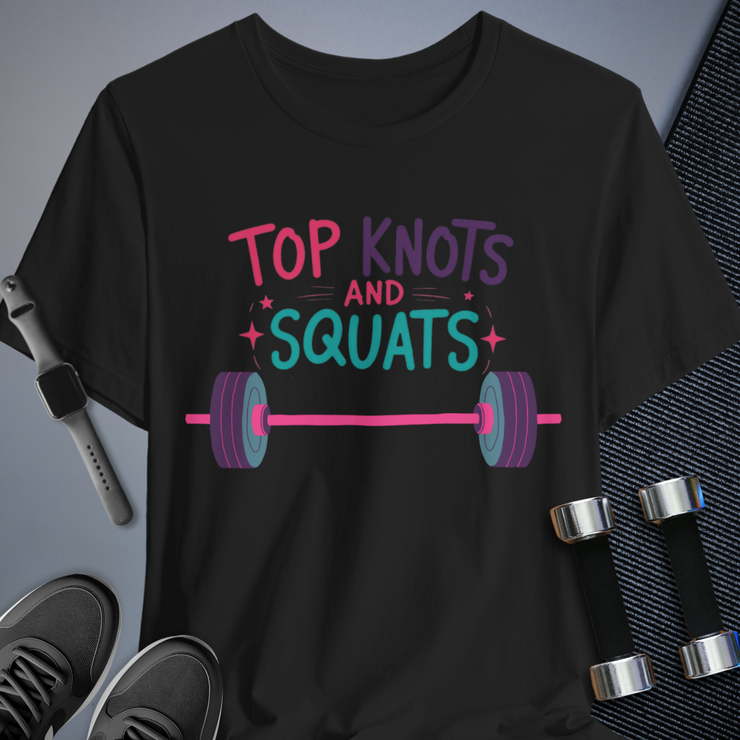 Top Knots Fitness T-Shirt