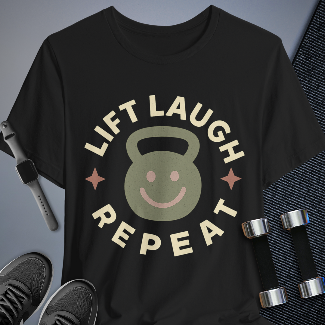 Lift Laugh Repeat T-Shirt