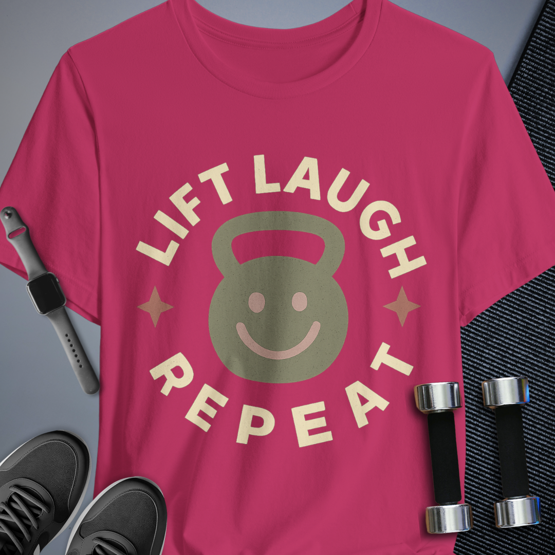 Lift Laugh Repeat T-Shirt