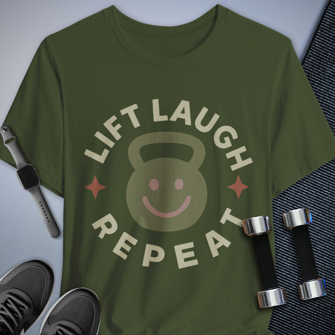 Lift Laugh Repeat T-Shirt