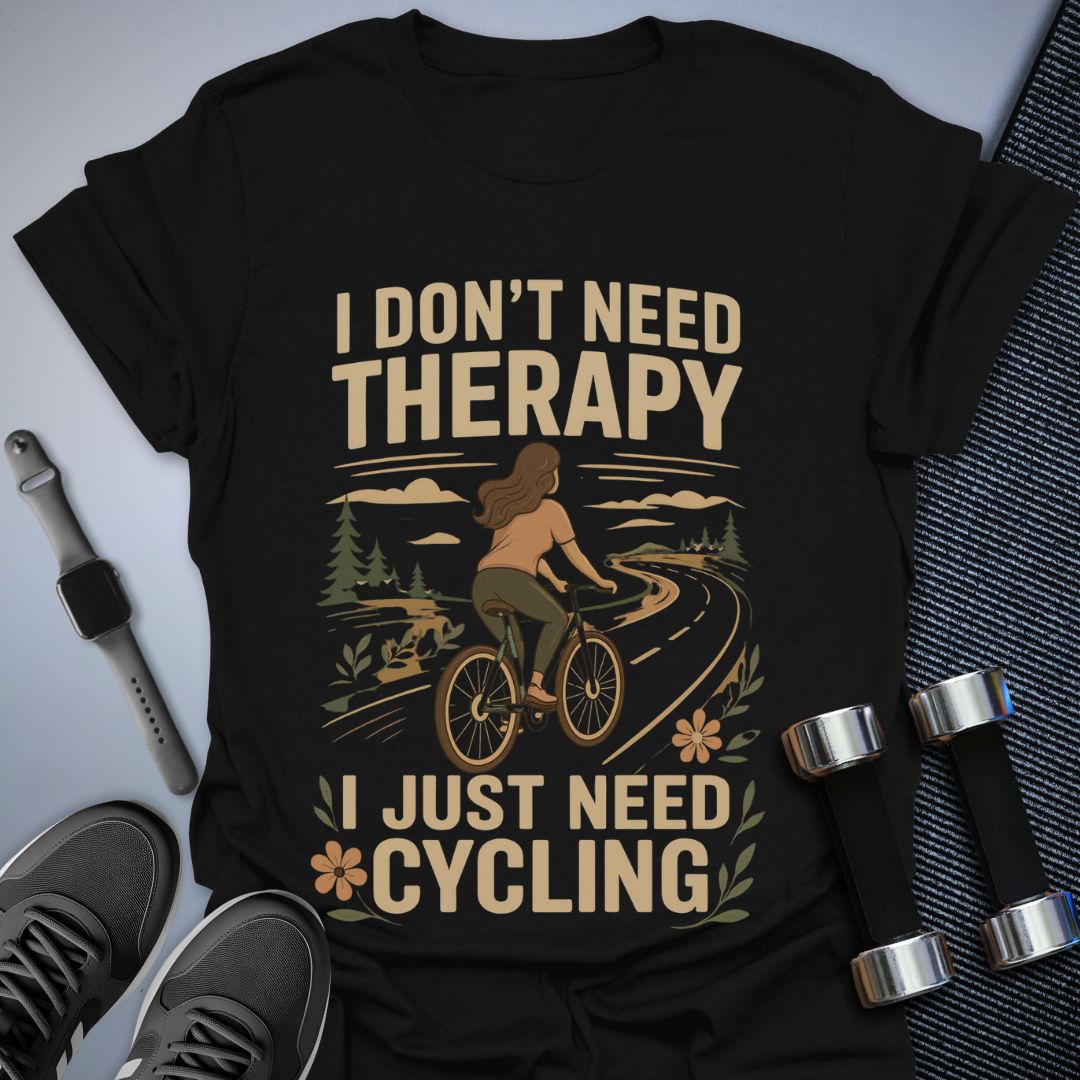 Cycling Is Therapy T-Shirt