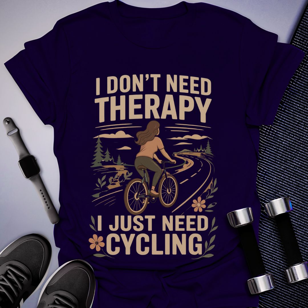 Cycling Is Therapy T-Shirt
