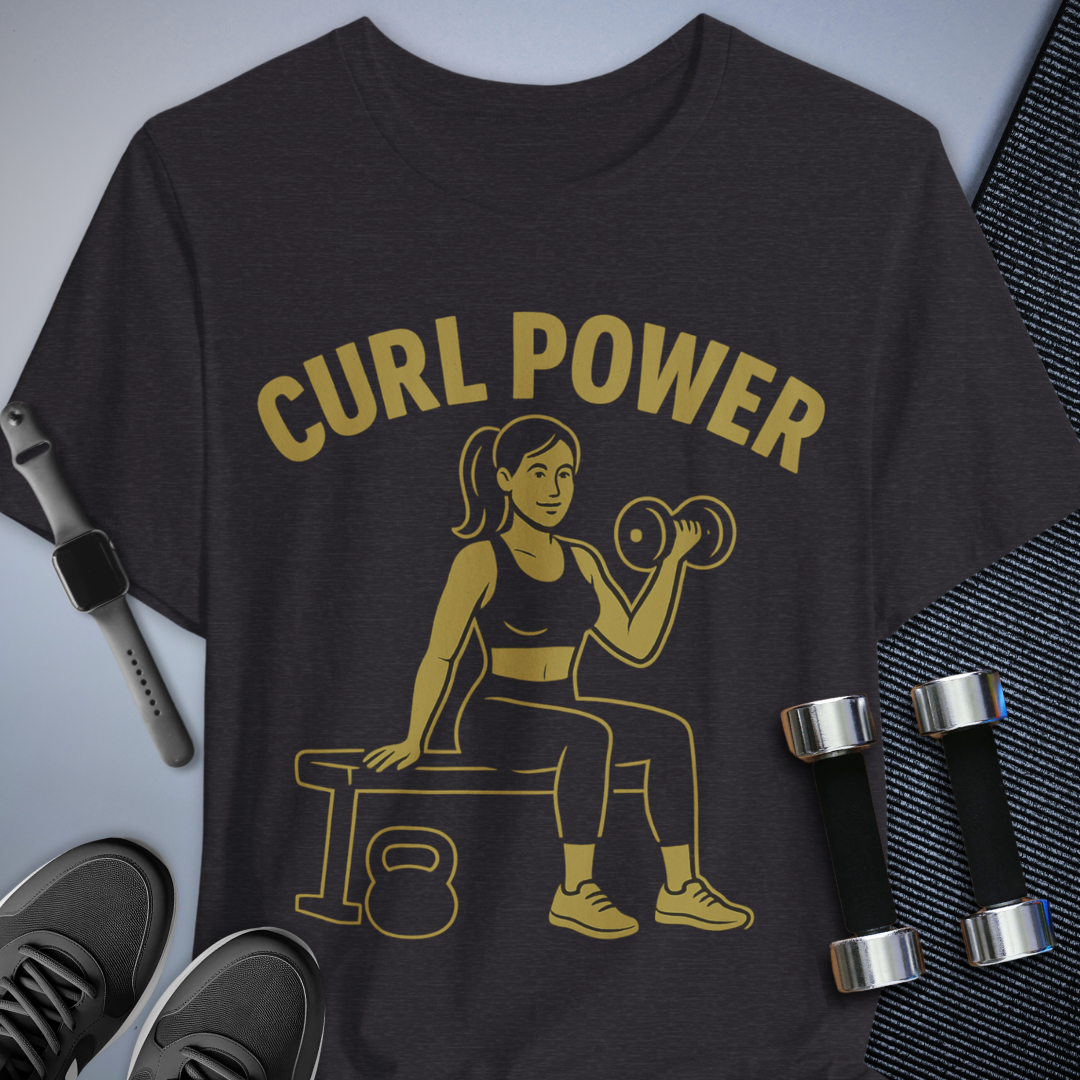 Curl Power Fitness T-Shirt