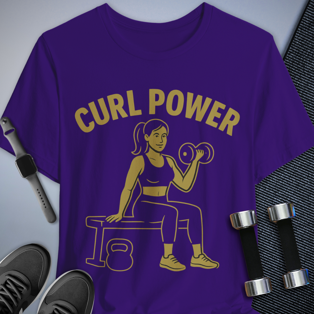 Curl Power Fitness T-Shirt