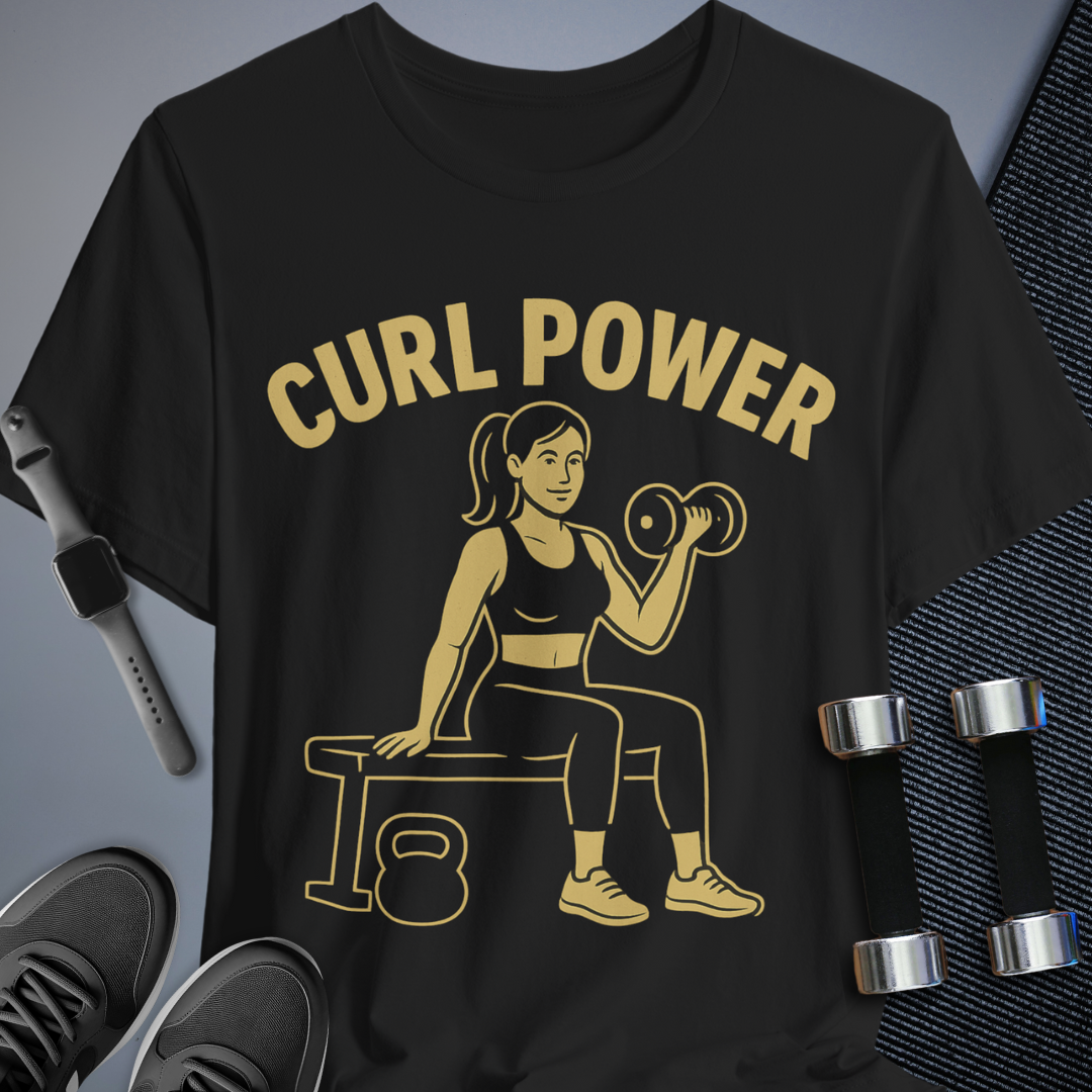 Curl Power Fitness T-Shirt