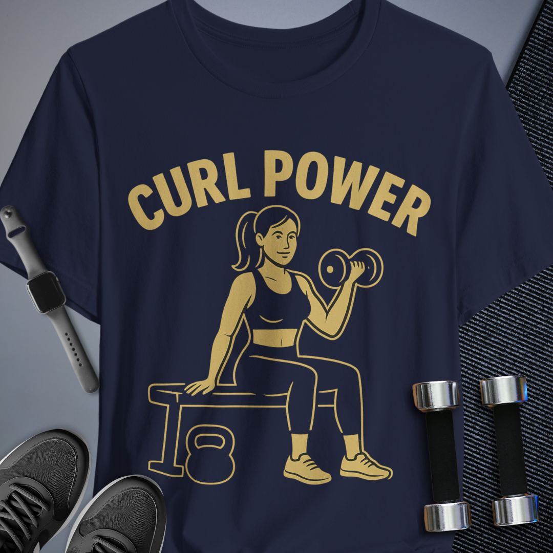 Curl Power Fitness T-Shirt