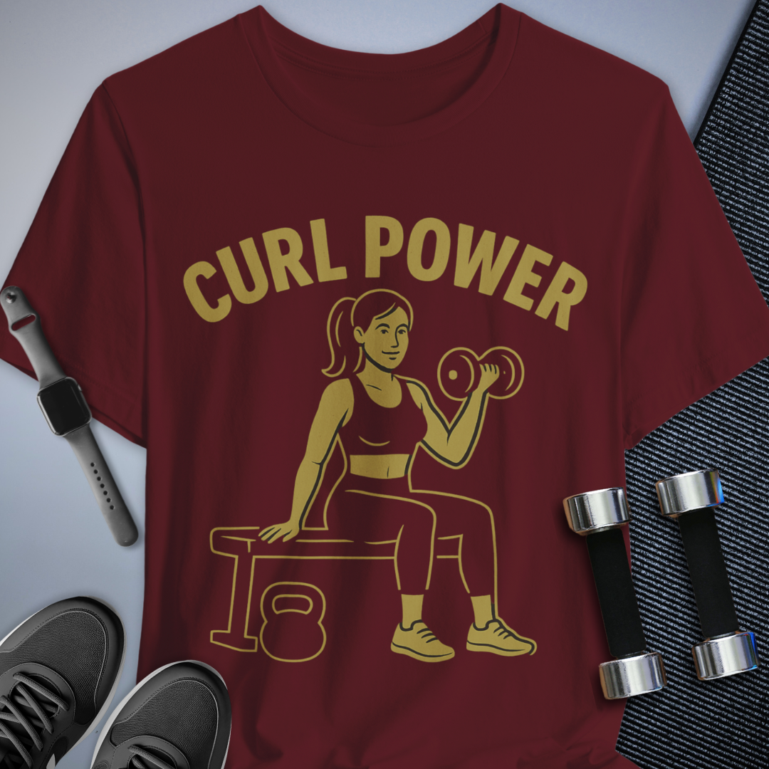 Curl Power Fitness T-Shirt
