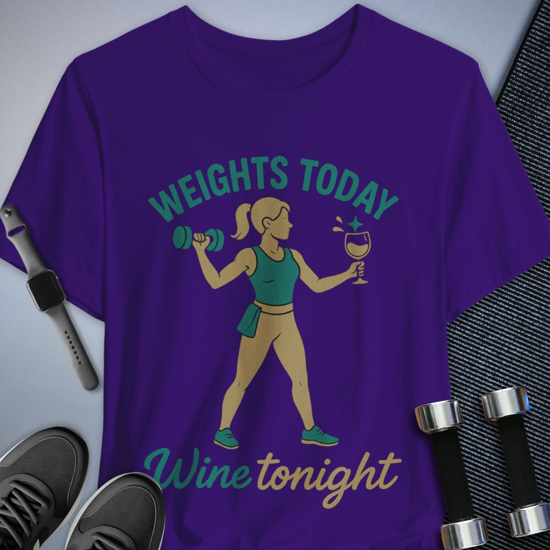 Weights Then Wine T-Shirt