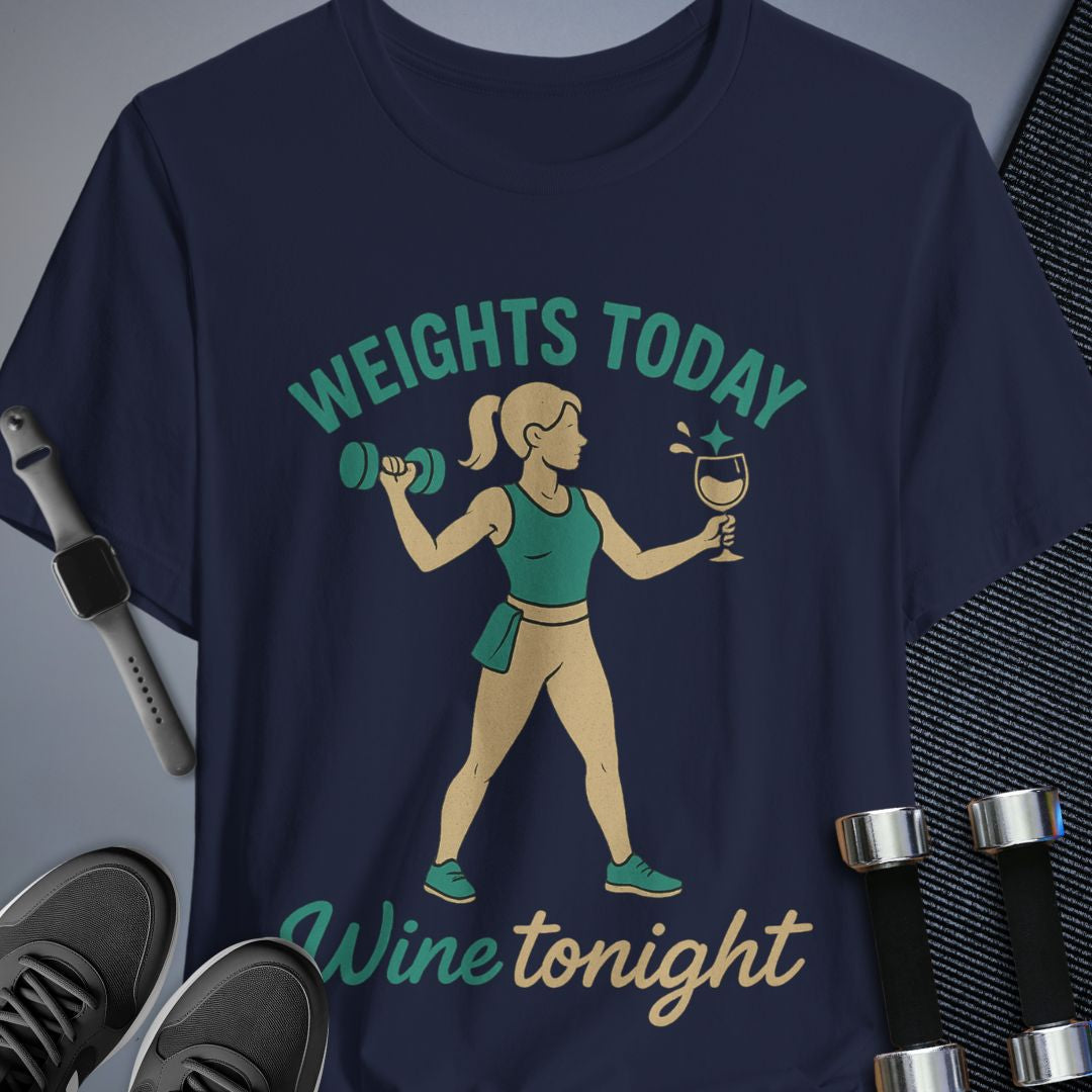 Weights Then Wine T-Shirt