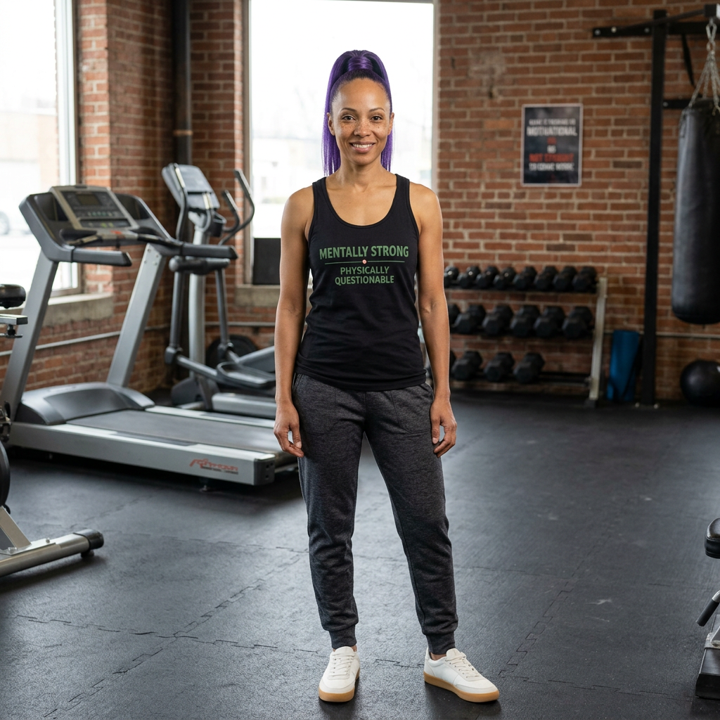 Printify Tank Top Mentally Strong - Tank Top