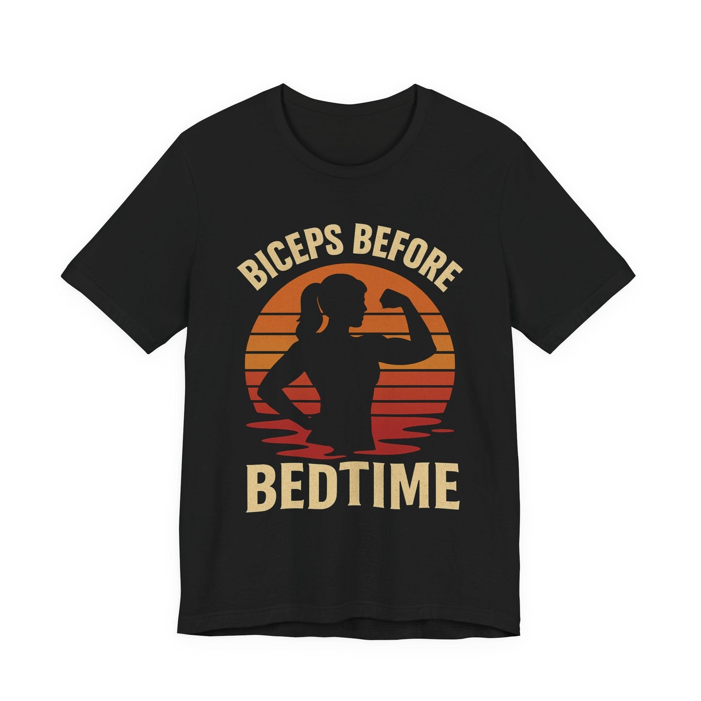 Retro Biceps Female T-Shirt