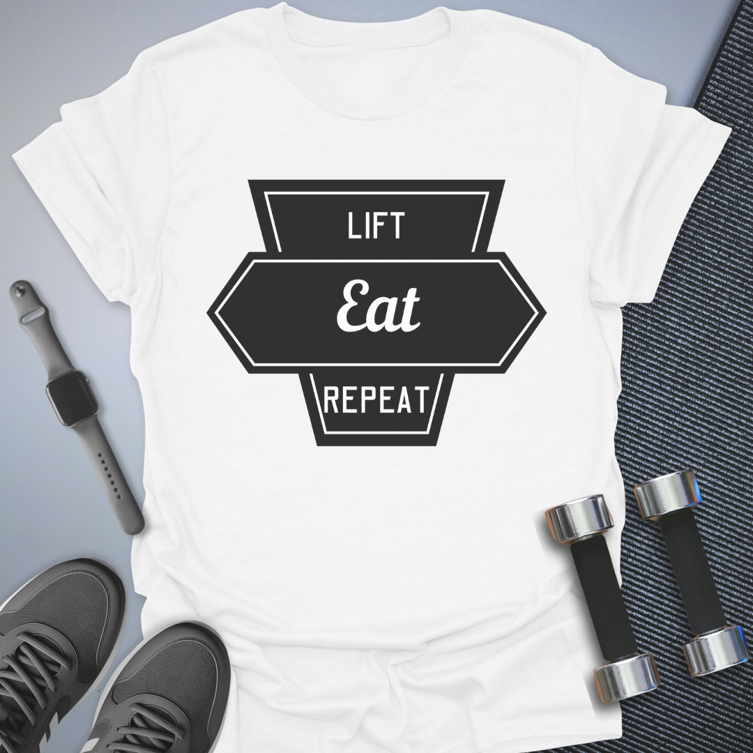 Lift, Eat, Repeat T-Shirt