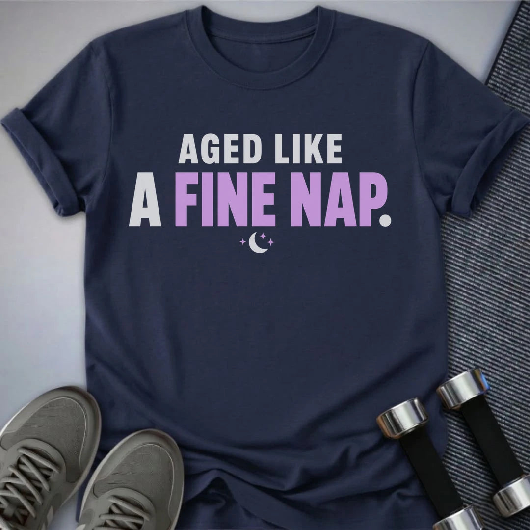 Printify T-Shirt S / Navy A Fine Nap T-Shirt