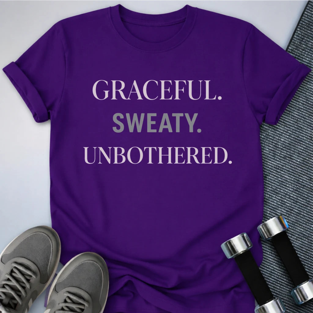Printify T-Shirt Team Purple / S Gracefully Unbothered T-Shirt