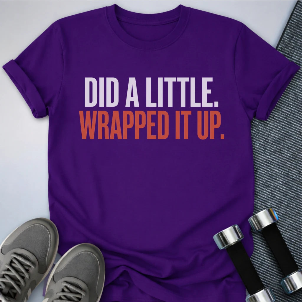 Printify T-Shirt Team Purple / S Wrapped It Up T-Shirt