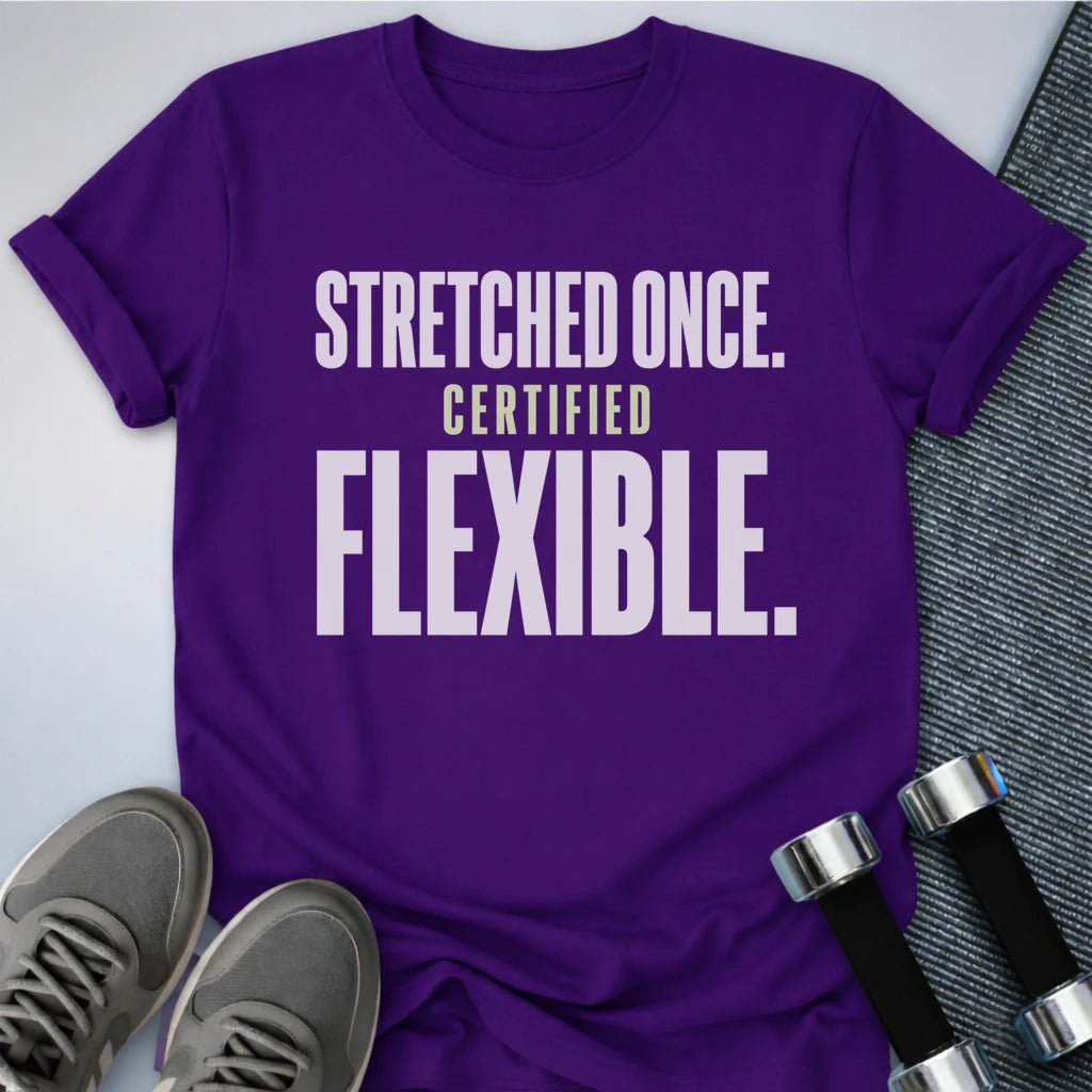 Printify T-Shirt S / Team Purple Certified Flexible T-Shirt
