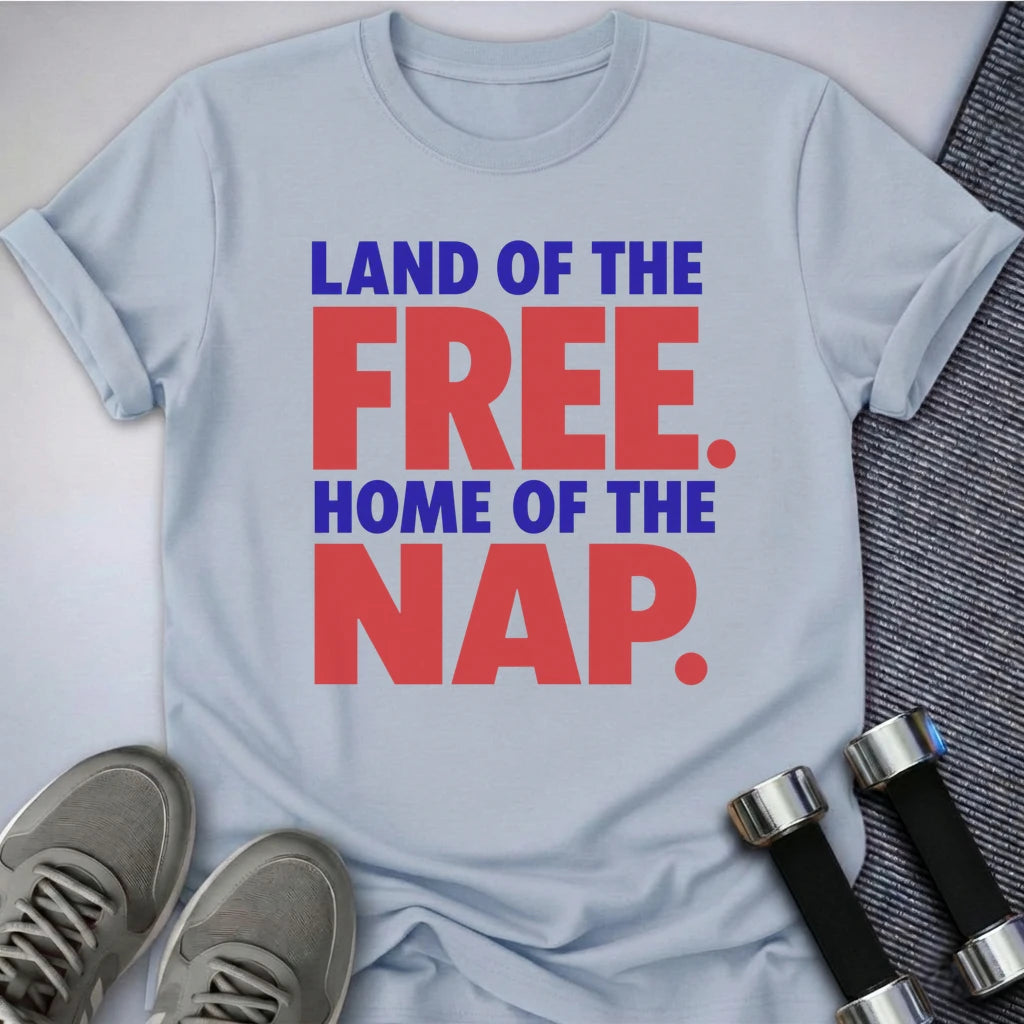 Printify T-Shirt S / Light Blue Home of The Nap T-Shirt