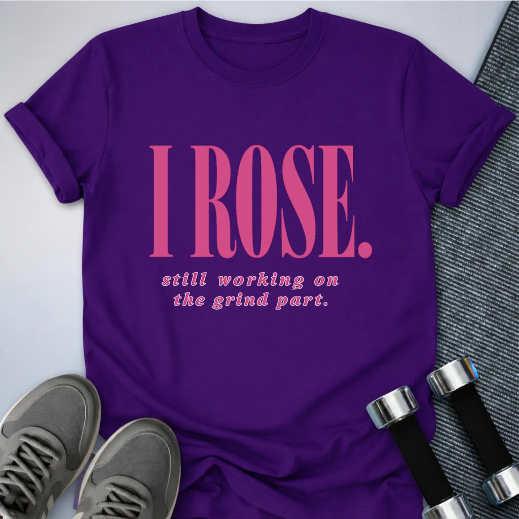 Printify T-Shirt S / Team Purple I Rose T-Shirt