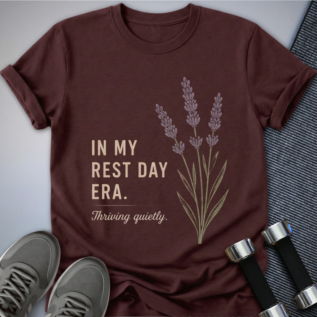 Printify T-Shirt Maroon / S Bloom Slowly