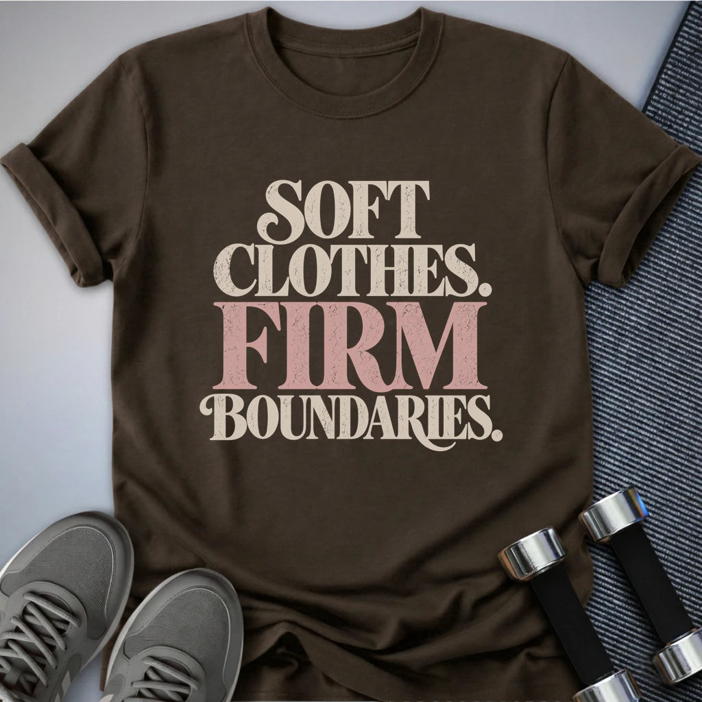Printify T-Shirt Brown / S Soft Firm T-Shirt