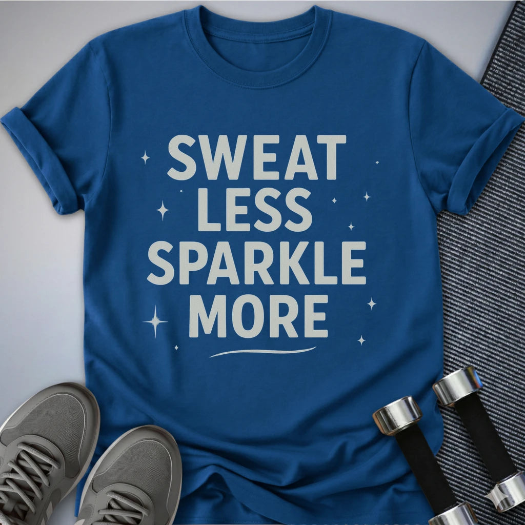 Printify T-Shirt True Royal / S Sparkle More T-Shirt