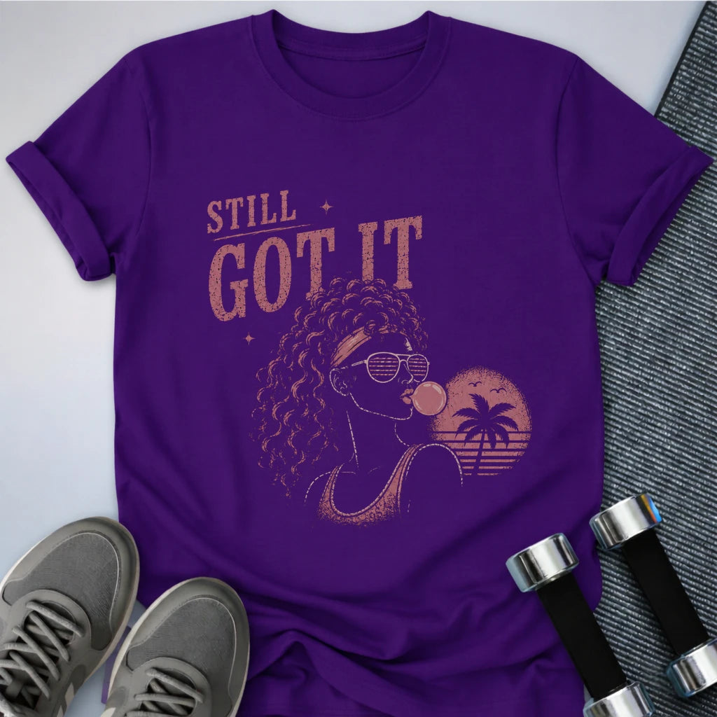 Printify T-Shirt S / Team Purple Still Got It T-Shirt