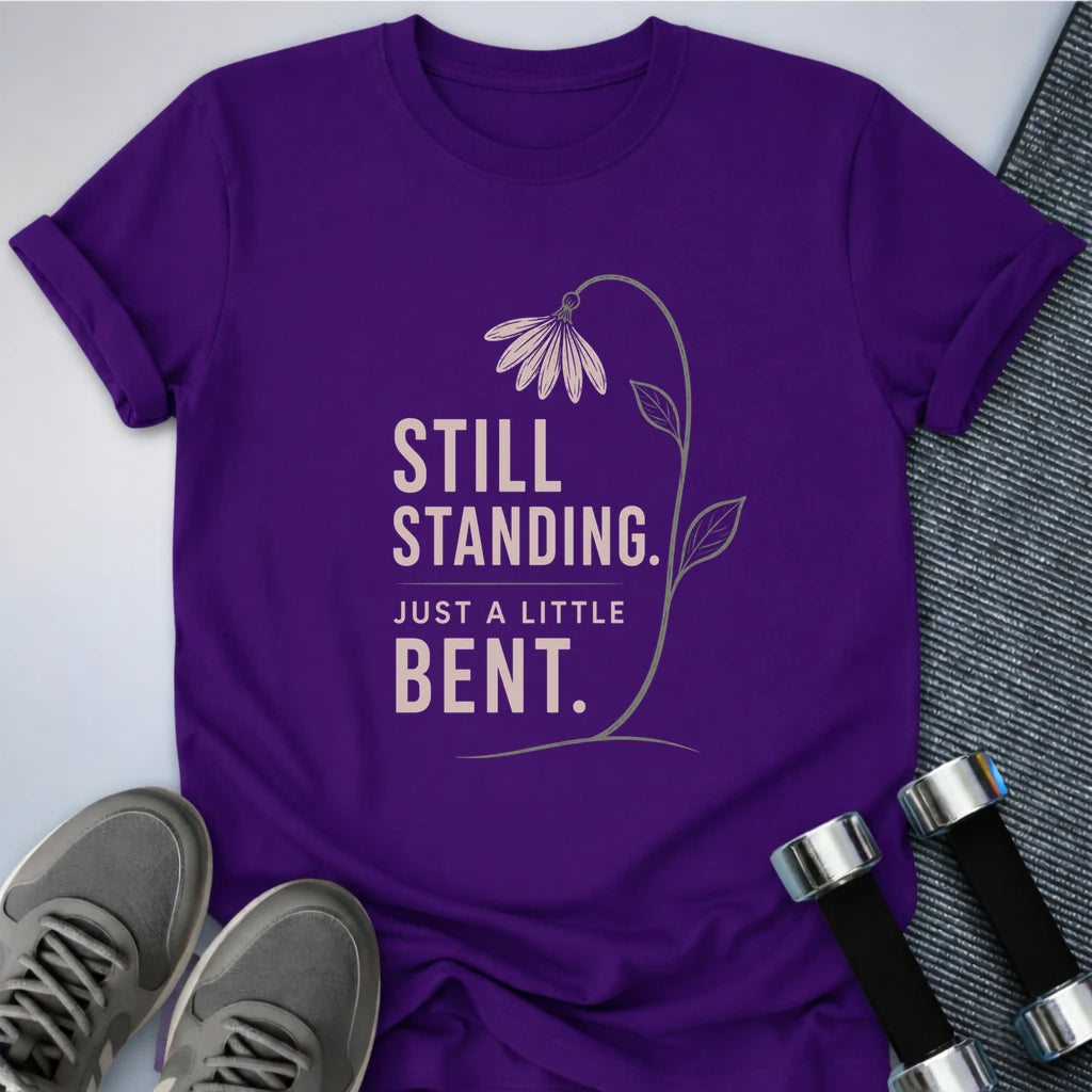 Printify T-Shirt S / Team Purple Still Standing T-Shirt