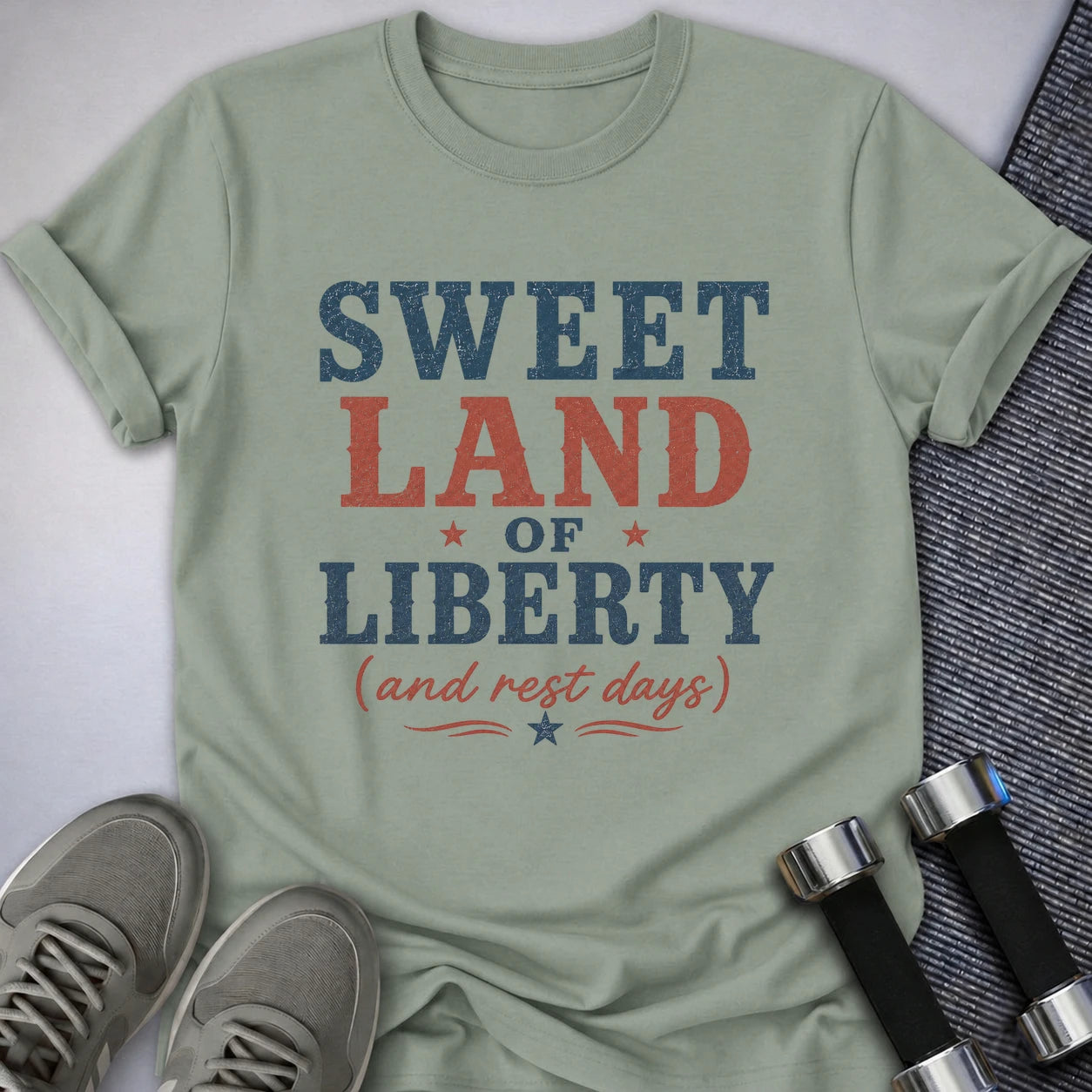Printify T-Shirt S / Sage Sweet Liberty T-Shirt