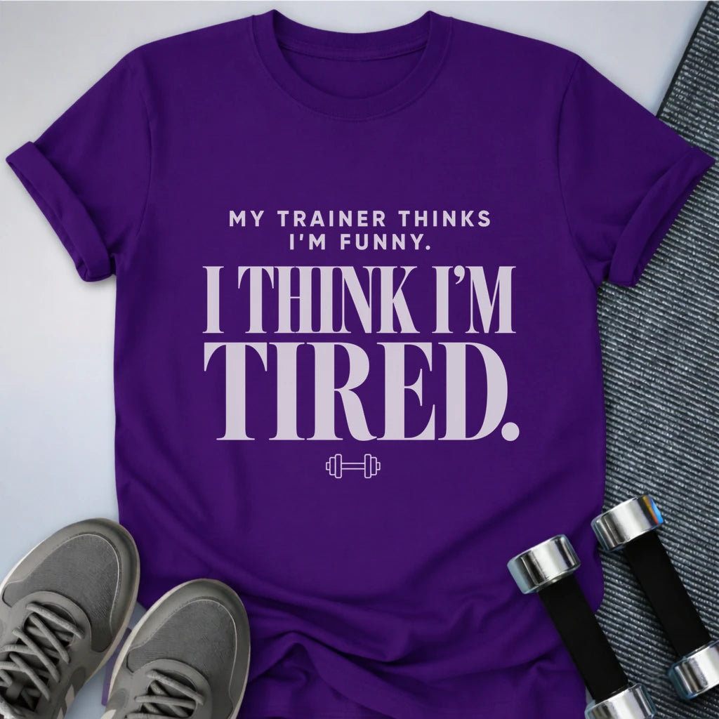 Printify T-Shirt S / Team Purple Tired T-Shirt