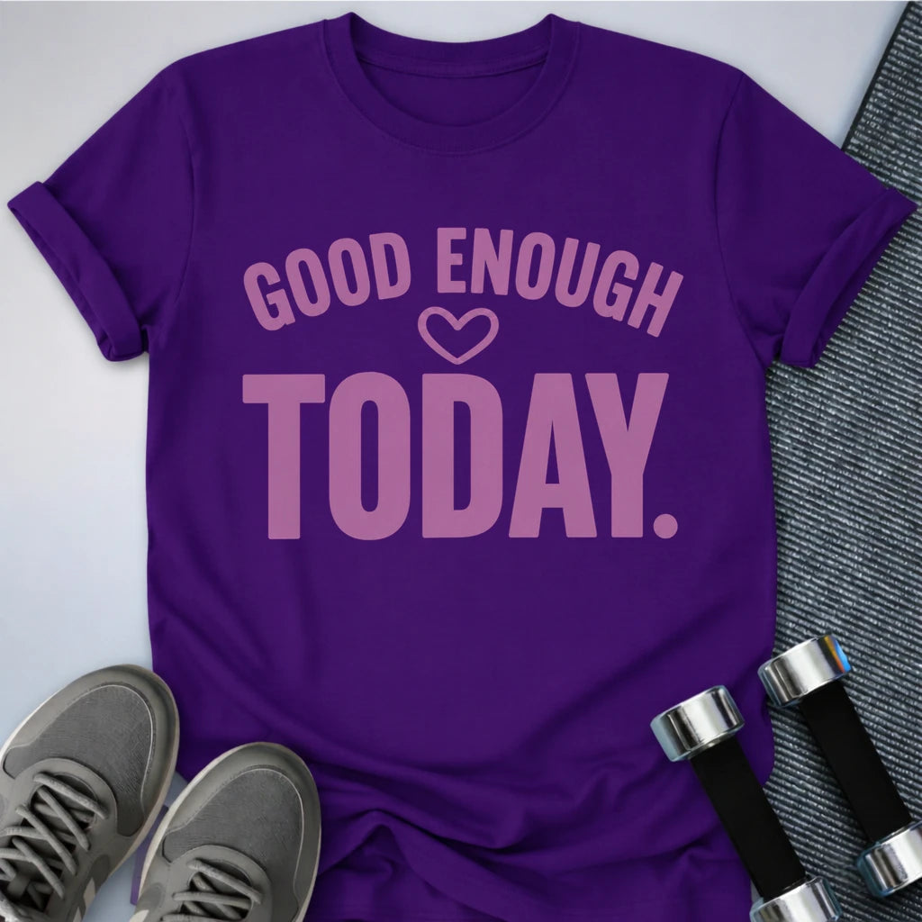 Printify T-Shirt S / Team Purple Today Is Good T-Shirt