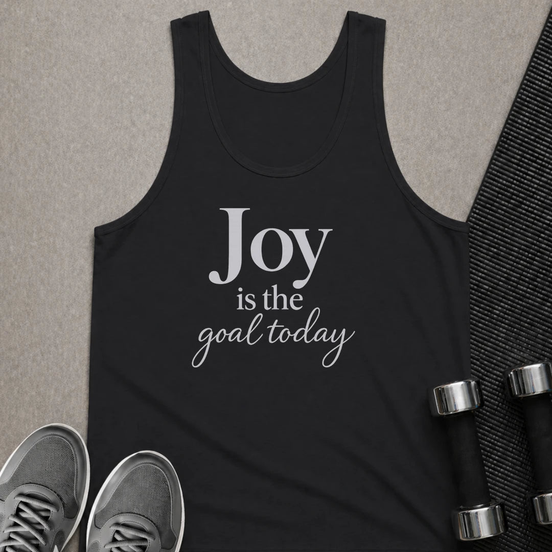 Printify Tank Top XS / Black Joy Is The Goal  - Tank Top