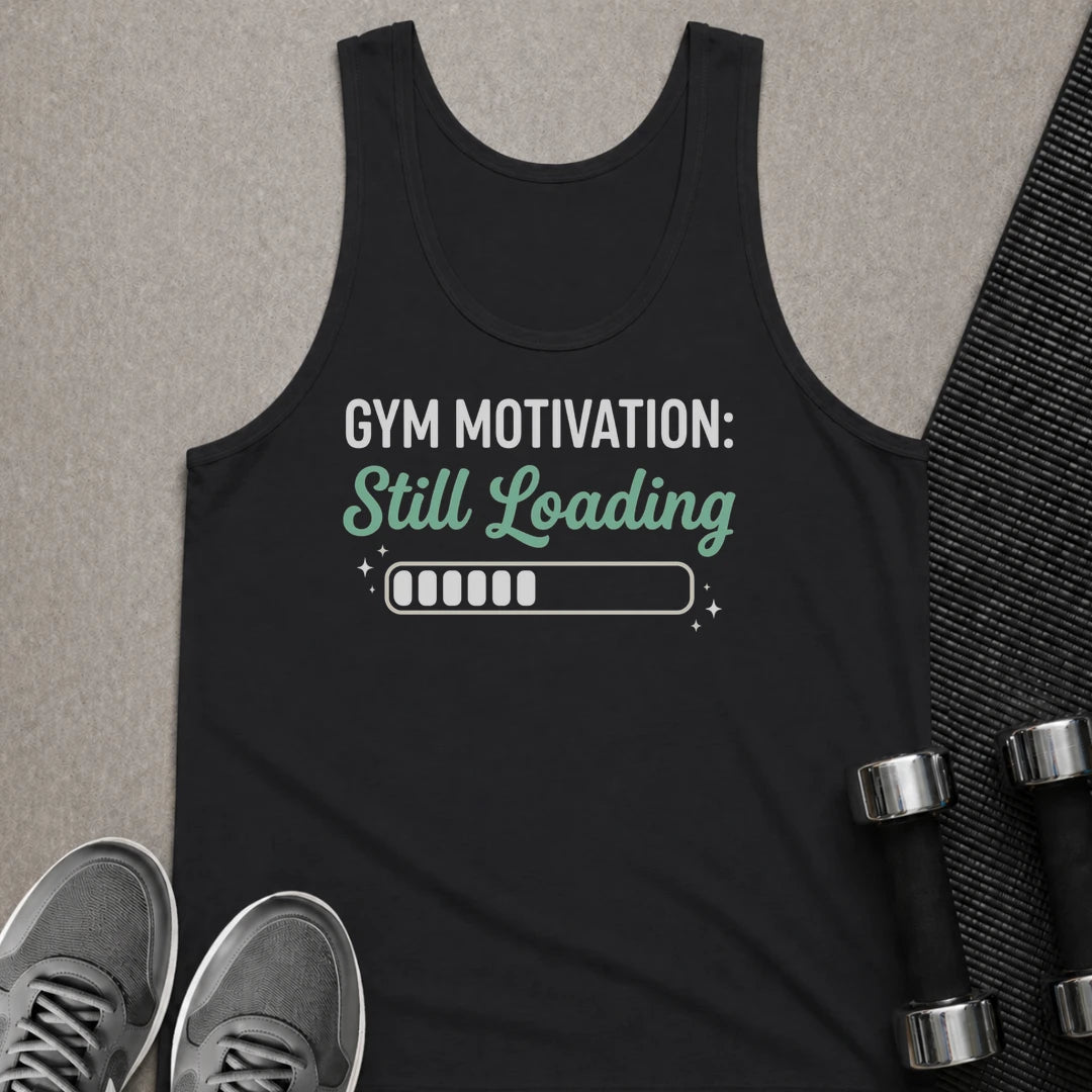 Printify Tank Top XS / Black Gym Motivation - Tank Top