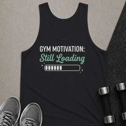 Printify Tank Top XS / Black Gym Motivation - Tank Top