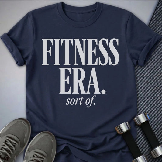 Printify T-Shirt S / Navy Fitness Era T-Shirt