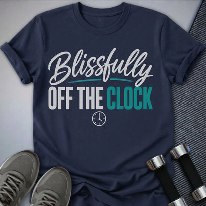Printify T-Shirt XS / Navy Off The Clock T-Shirt