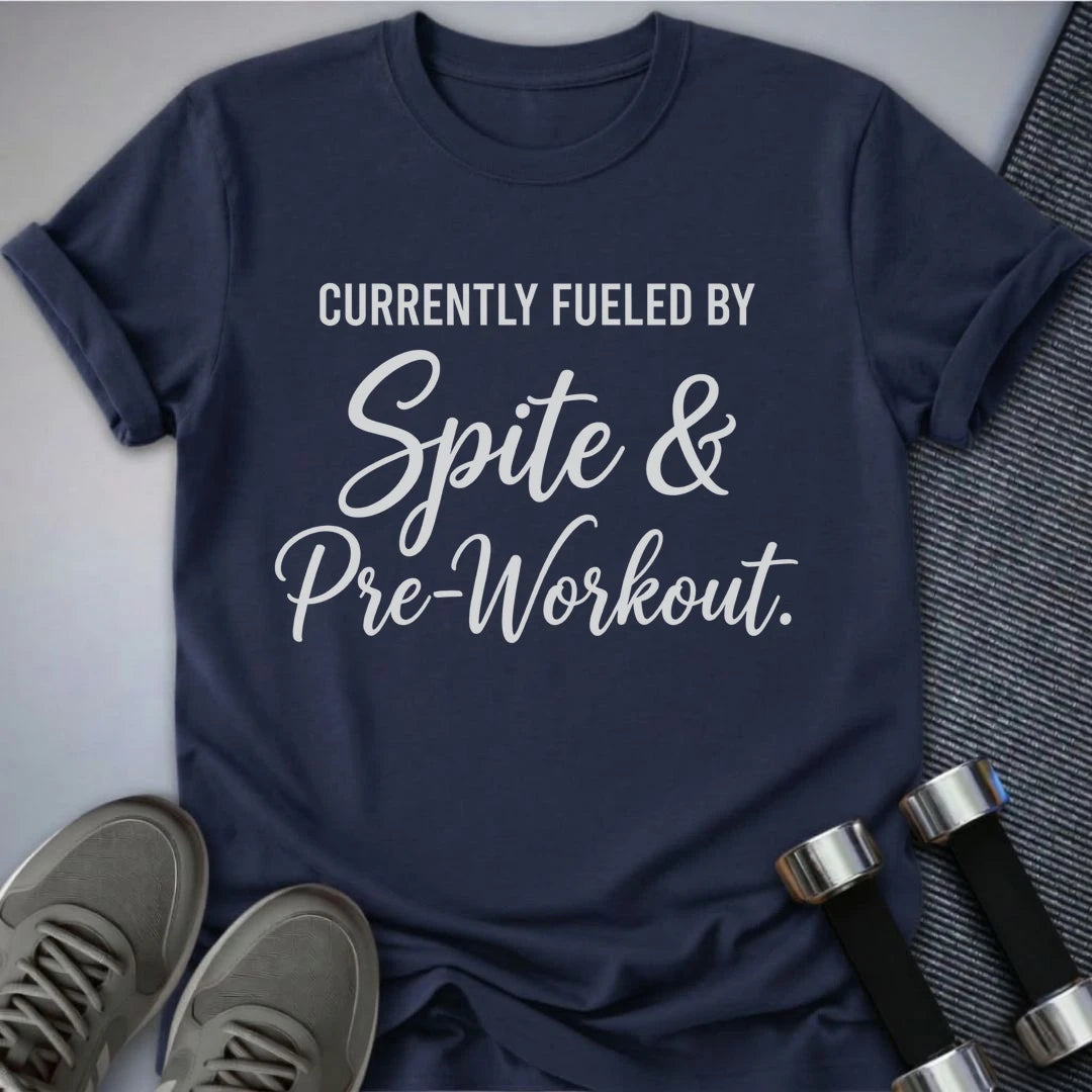 Printify T-Shirt S / Navy Pre Workout T-Shirt